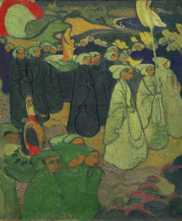 Maurice Denis, Procession or Pardon at Perros-Guirec, 1891, oil on canvas. Cleveland Museum of Art. Two works by one painter can carry very different estimates for reasons the catalogue states plainly.