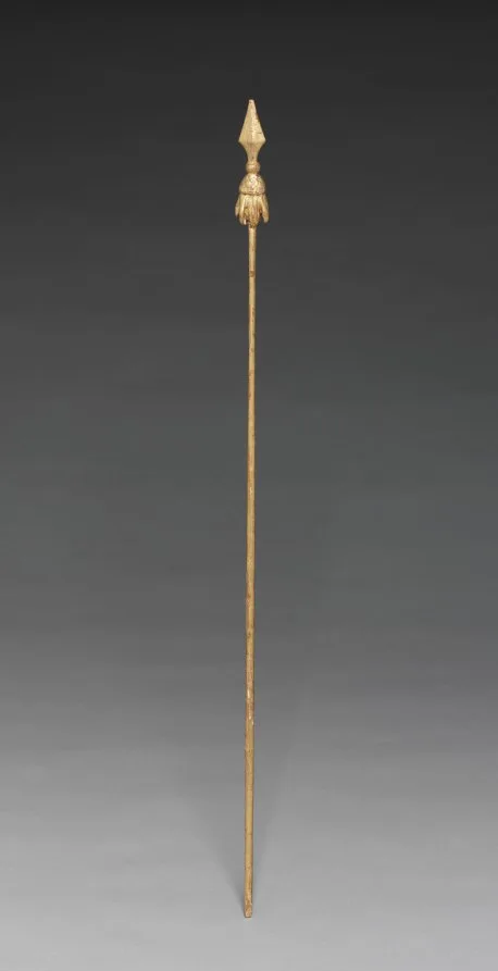 Joseph Matthias Goetz, Altarpiece with Relics, detail of a lance at lower right, around 1735 to 1740, gilded wood. Cleveland Museum of Art. Detailed commissions have always been discussed before they were made.